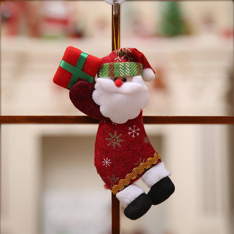 НОВЫЙ Санта Клаус снеговик олень кукла украшения подвески Рождественская елка