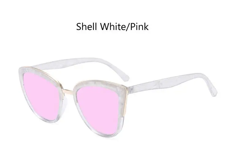 C3 pink lens Роскошные женские солнцезащитные очки "кошачий глаз", австралийский модный бренд, Черепаховые Солнцезащитные очки, женские дизайнерские коричневые солнцезащитные очки Oculos - Lenses Color: C3 pink lens