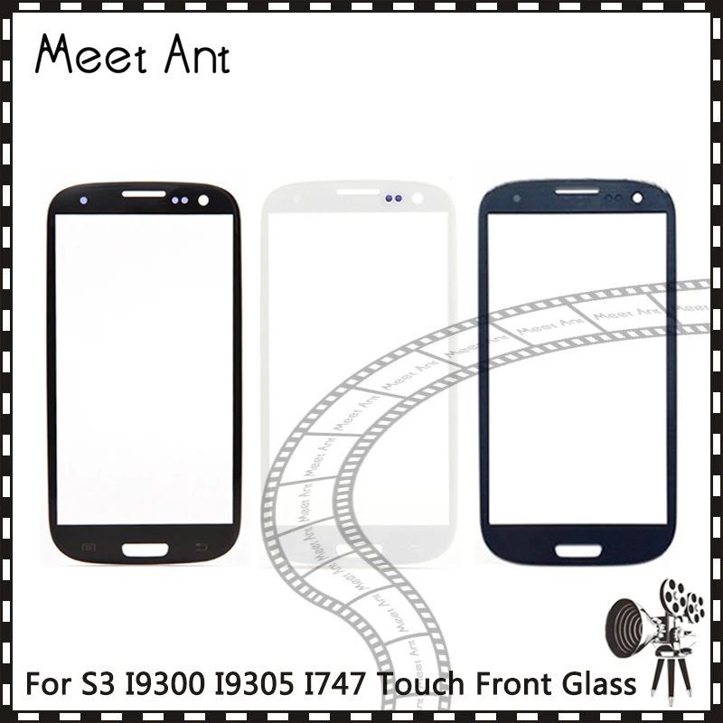 10 шт./лот для Samsung Galaxy S1 I9000 S2 I9100 I9105 S3 I9300 I9305 I747 Mini I8190 передняя внешняя стеклянная