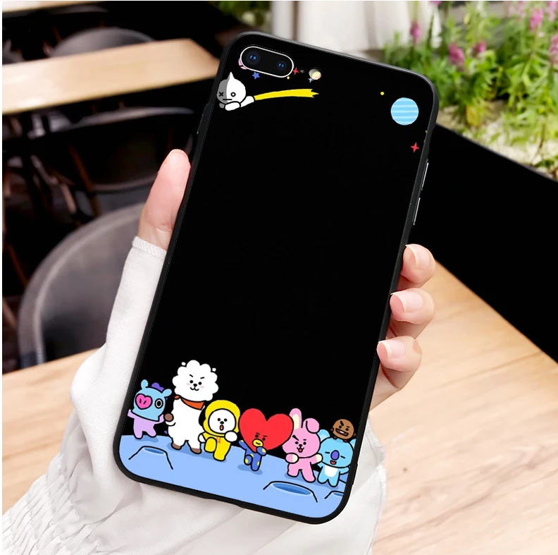 Новый BTS Корея Bangtan мальчики Young Forever BT21 Мягкий Силиконовый ТПУ чехол для телефона