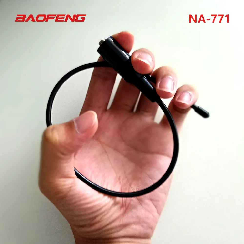 

Baofeng NA-771 Gain Antenna NA 771 Walkie Talkie Antenna SMA-F 39cm UHF VHF Signal Amplifier for UV-5R BF-888S UV-82