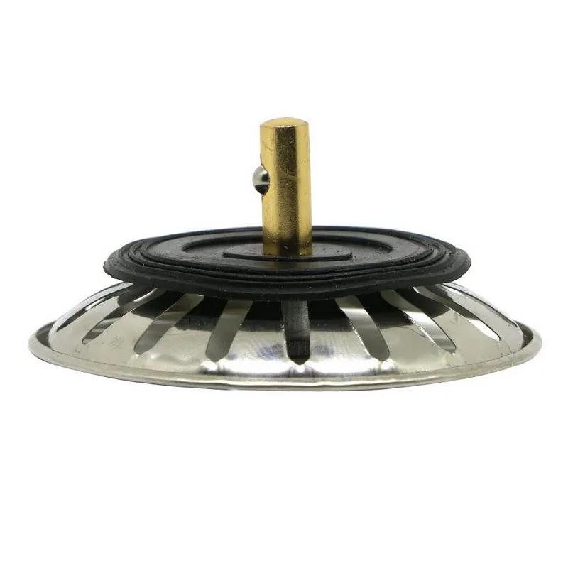 1 шт. 8 см латунный фильтр для раковины из нержавеющей стали пробка слива отходов