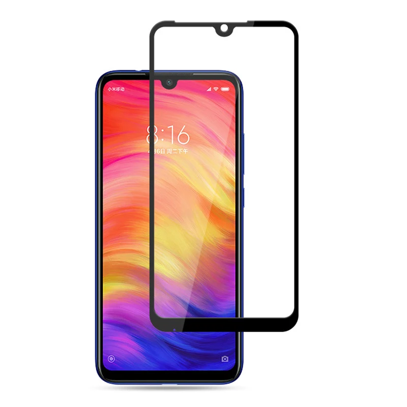 Закаленное стекло с полным покрытием для Xiaomi Redmi Note 7 защитная пленка экрана Note7 6 3