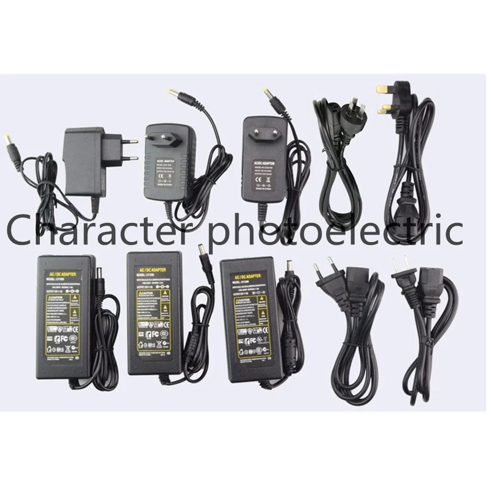 High Quality Has Power Supply DC 12 V 1A 2A 3A 5A 6A 7A 8A 10A Led Transformer For 5050 5730 2835 3014 Strip Lights | Лампы и