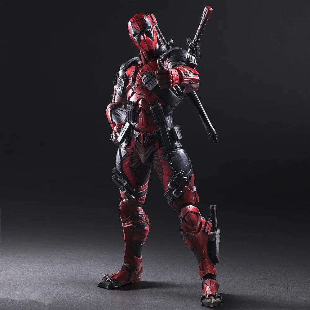PLAY ARTS 27 см Marvel X-men Дэдпул супер герой фигурка модель игрушки | Игрушки и хобби