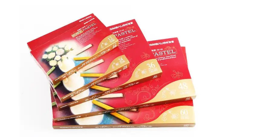 Simbalion мягкая масляная Пастельная SP 60 цветов мягкая Пастельная палочка Тонер-карандаш раскраска доска для граффити плакат школьные канцелярские принадлежности