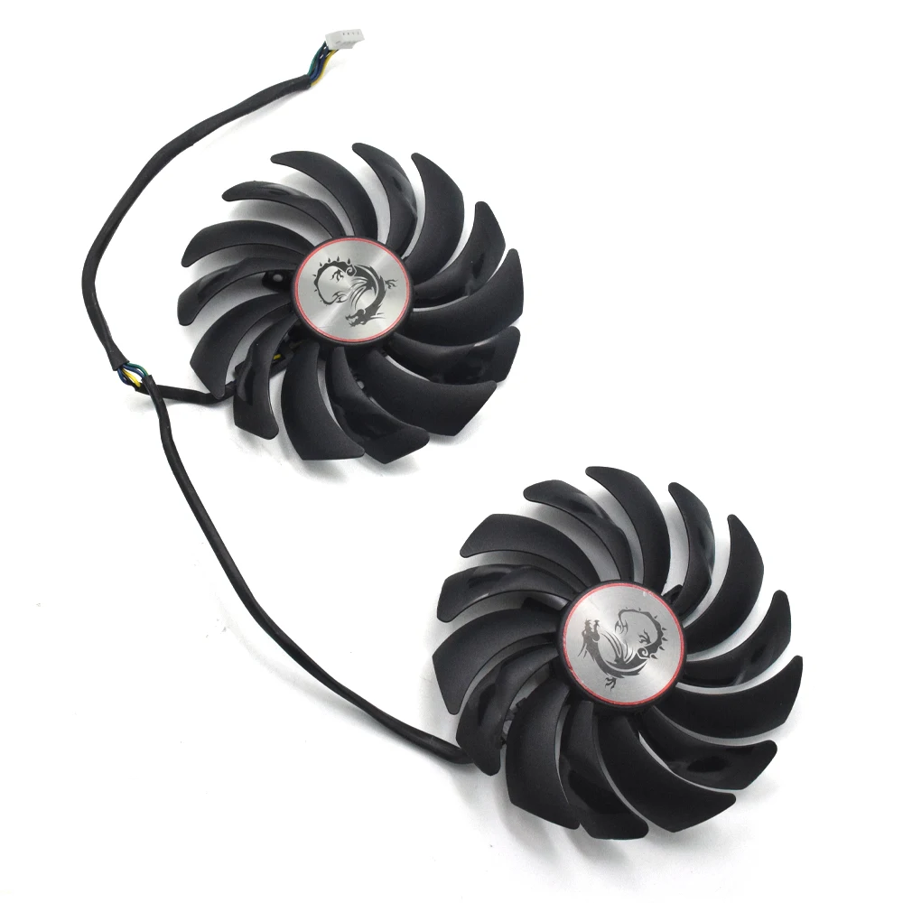 Фото Новый вентилятор охлаждения 95 мм PLD10010B12HH 4Pin, замена кулера для MSI GTX 1060 1070 1080Ti RX480 470 480 570 580, графическая карта №2