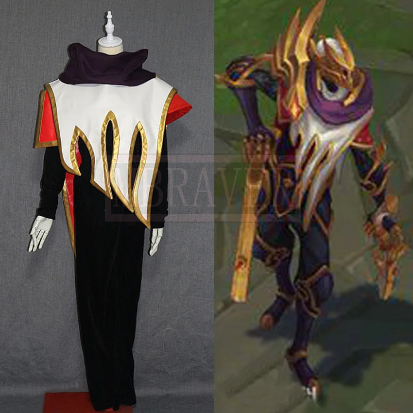 Игра LOL Новый герой Хада Jhin SKT T1 комикс Con вечерние НКИ Хэллоуин Рождество Косплей