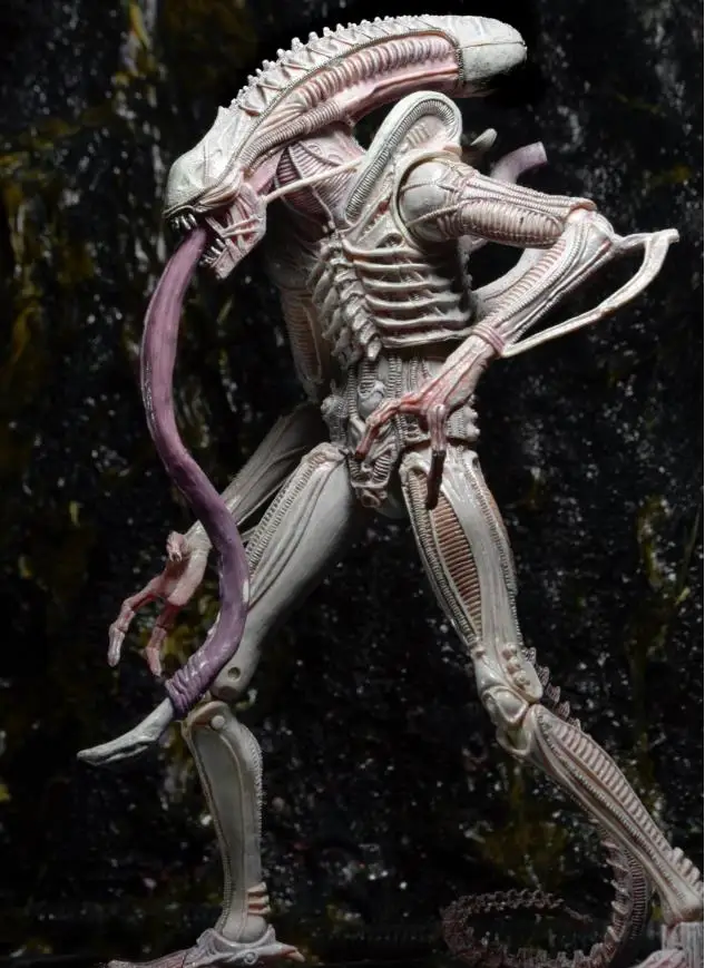 NECA фильм белые инопланетяне Xenomorph неоморф создание ПВХ фигурку Коллекционная