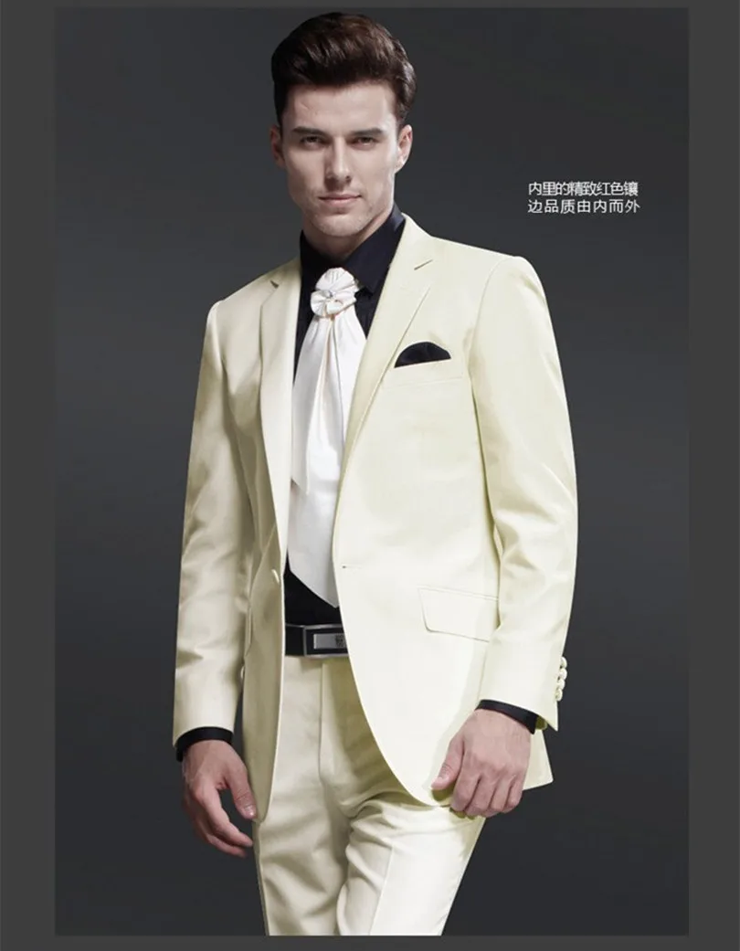 

Custom Made Groom Wear Tailor Suit For Fall Wedding GroomSuit Wool 2022 Hot Sale