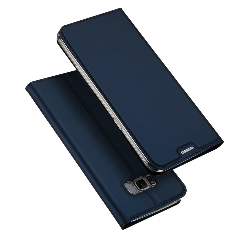 Кожаный чехол DUX DUCIS для samsung Galaxy S8 Plus, роскошный тонкий флип-чехол-бумажник для samsung Galaxy S8, чехол для телефона s, сумки