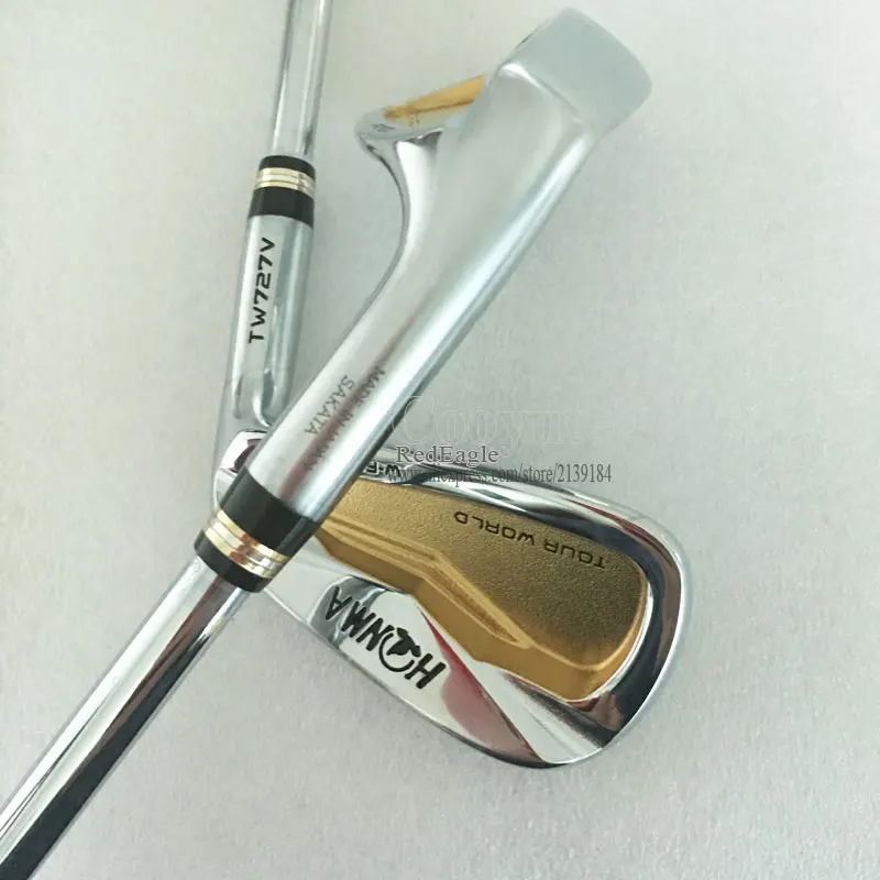Новые клюшки для гольфа HONMA TW727V набор 4 10 золотые стальной вал R или S Бесплатная