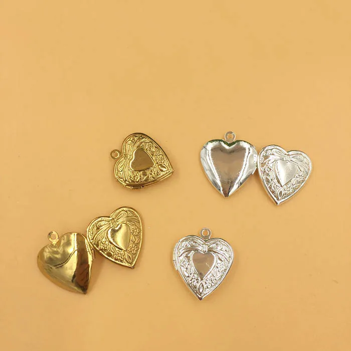 Рамка медальон с подвеской в виде сердца 20 х23 мм|charm findings|diy findingspendant findings |