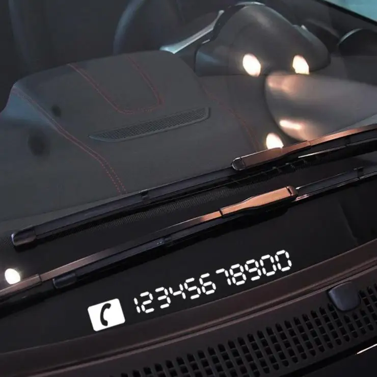 Aliauto Светоотражающая карточка для временной парковки автомобильные необходимые