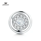 Серьги из чистого золота 18 карат, серьги из настоящего золота 750 пробы с бриллиантами, Высококлассные Модные Классические Вечерние ювелирные изделия, Лидер продаж, новинка 2020