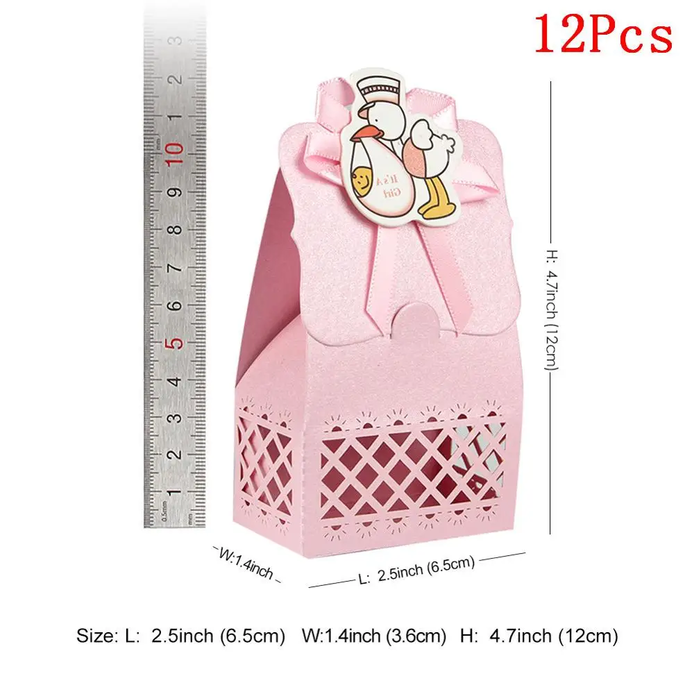LPK Duck box OurWarm душа ребенка мальчик украшения для девочек для крещения коробка конфет; реквизит для фотокамер; с капюшоном с изображением воздушных шаров Пол раскрыть детская День рождения подарок - Цвет: LPK Duck box