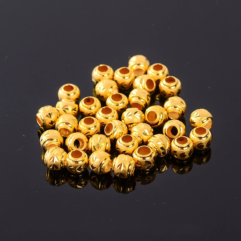 1PCS Pure 24K 999 Yellow Gold Beads Carved Boutique Road Road Traffic Flower Beads Beads Baby Red String Bracelet(Only Beads)
1PCS Pure 24K 999 Yellow Gold Beads Carved Boutique Road Road Traffic Flower Beads Beads Baby Red String Bracelet(Only Beads)