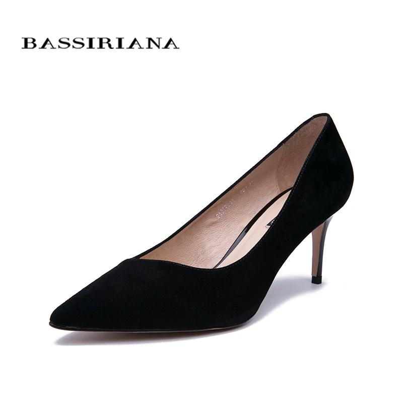 BASSIRIANA/2019 новые туфли на высоком каблуке женские лодочки женская обувь из