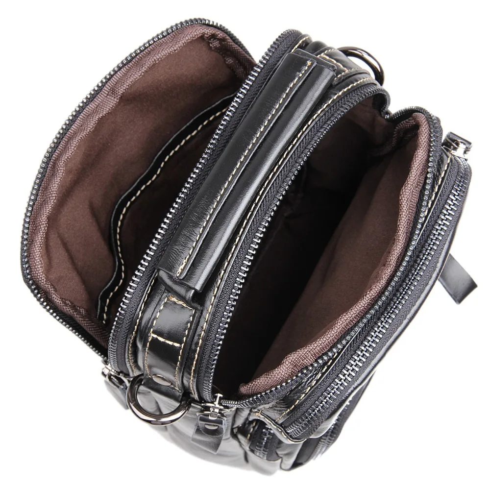 J.M.D High Quality Vintage Real Leather Men Messenger Bags Shoulder Bag For Boy 1010A | Багаж и сумки