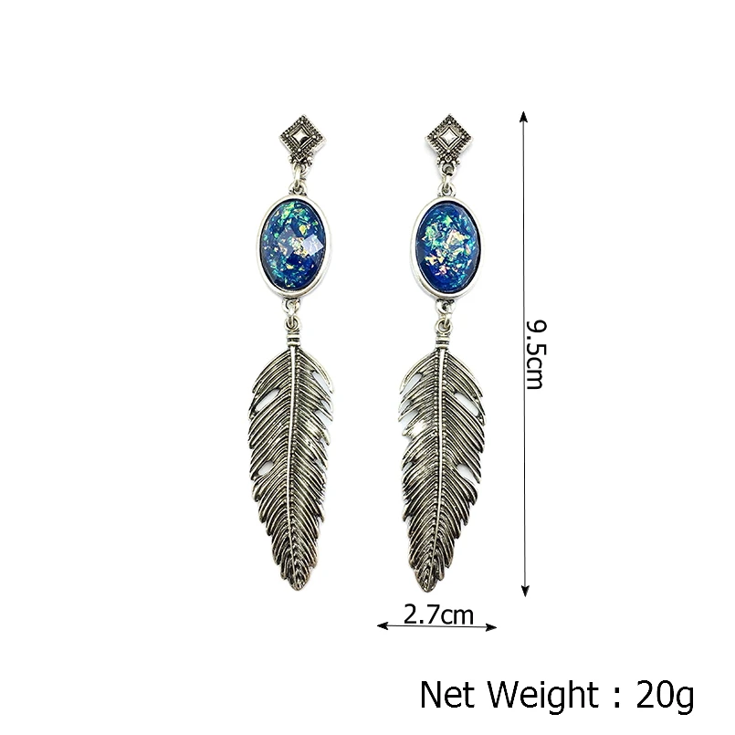 MANILAI винтажные длинные женские серьги-подвески с акриловыми бусинами и