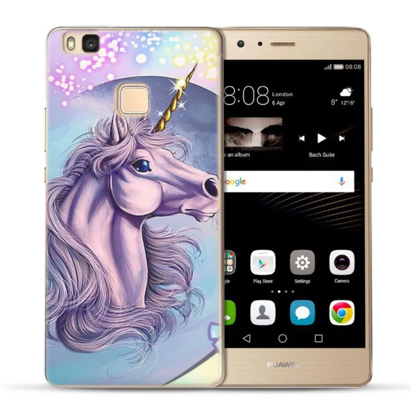 Mlcriyg мягкий чехол для телефона Huawei P9 Lite/P8 Lite/p10lite ТПУ красочный пейзаж алинь собака