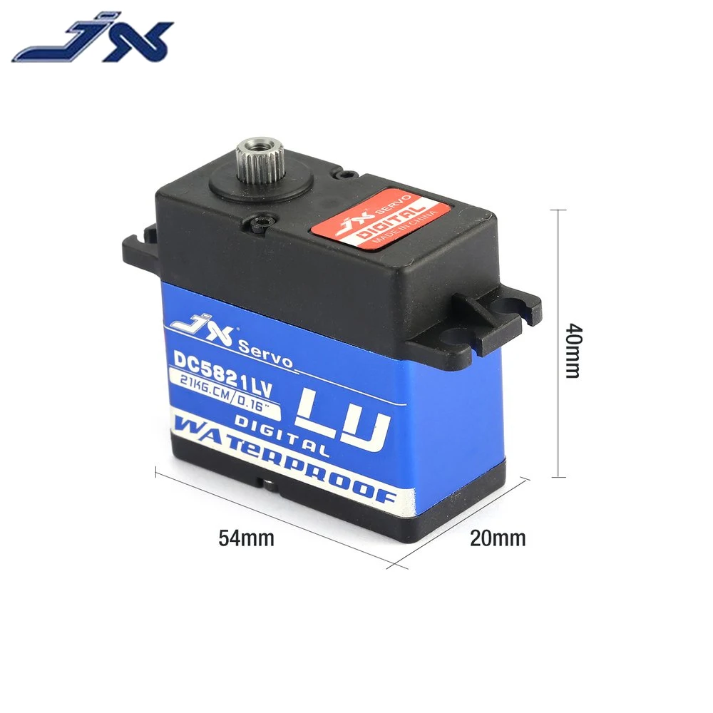 JX DC5821LV 4 8 6 0 в 20 кг большой крутящий момент Водонепроницаемая металлическая