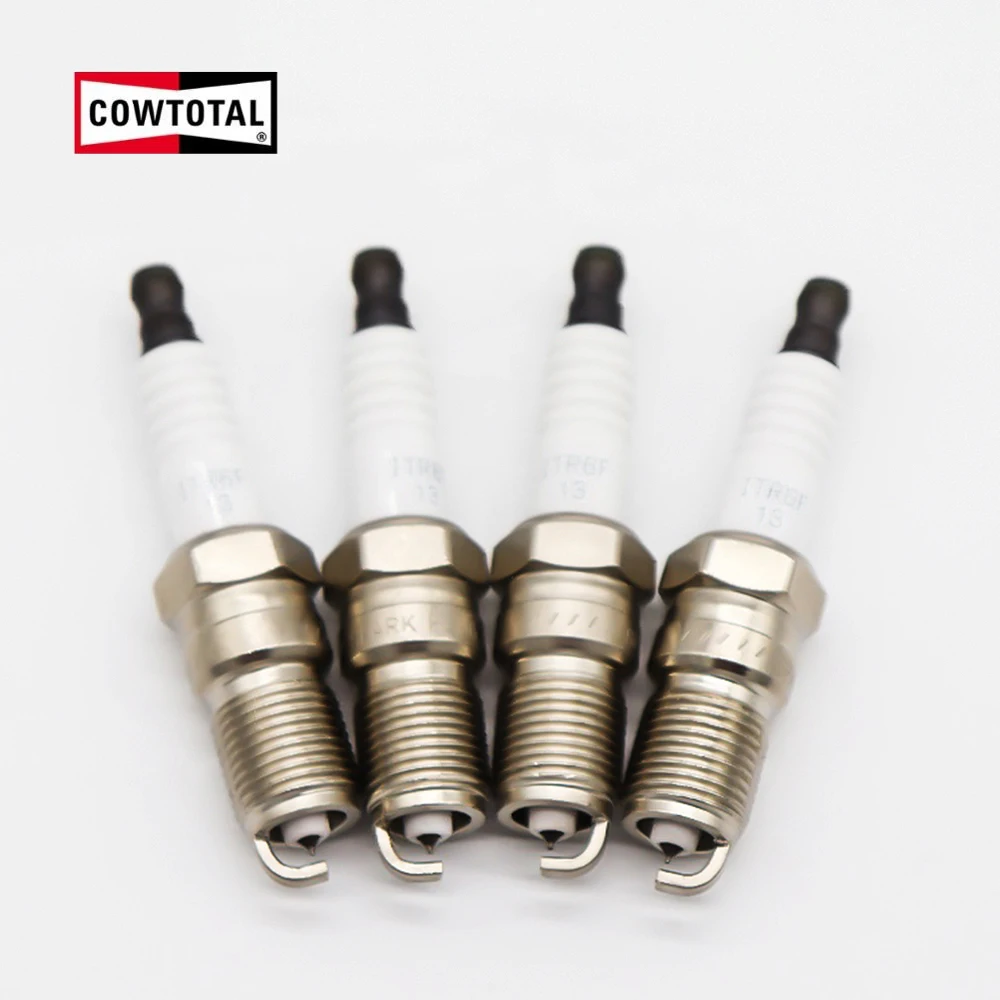 Свеча зажигания cowtote Iridium для Volvo C30 Ford Mondeo Kuga Jaguar XF X Type OE ITR6F13 (упаковка из 4