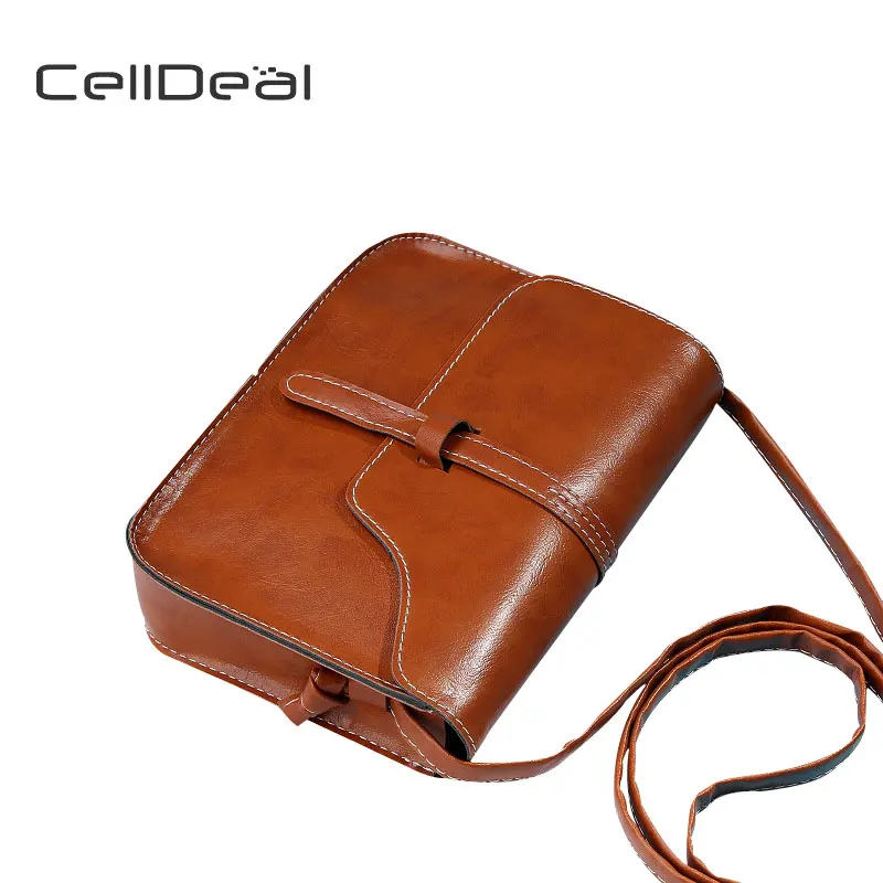 Celldeal новые модные женские туфли Crossbody Карамельный цвет Сумки на плечо милые