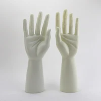 one pair pe male mannequin hand realistic w manikin dummy hands for gloves display