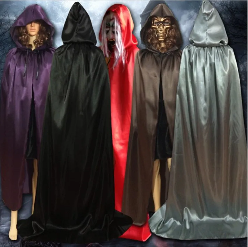 Новинка плащ на Хэллоуин для косплея готическое пальто с капюшоном халат Викка