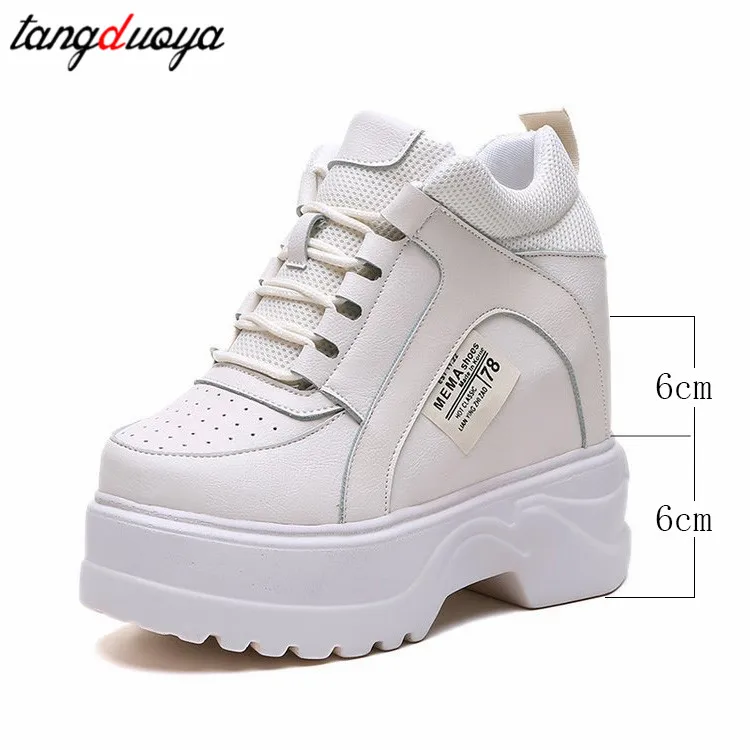 

height increase shoes woman chunky heels platform shoes breathable casual shoes women spring summer sapato feminino