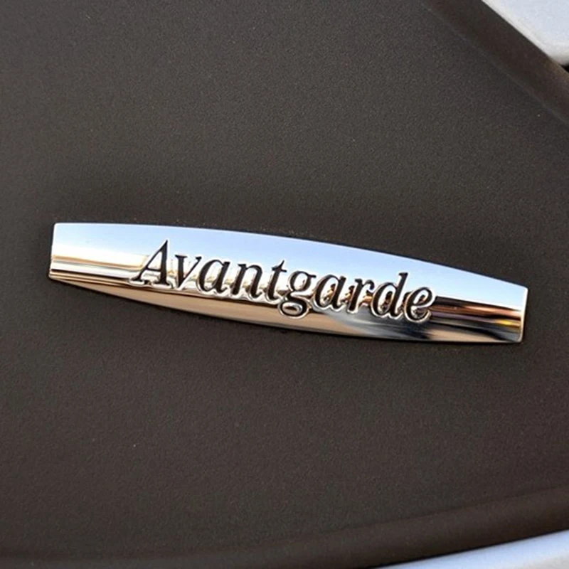 Стайлинга автомобилей 3D металла Avantgarde герба Знак Наклейка автомобиля Fender