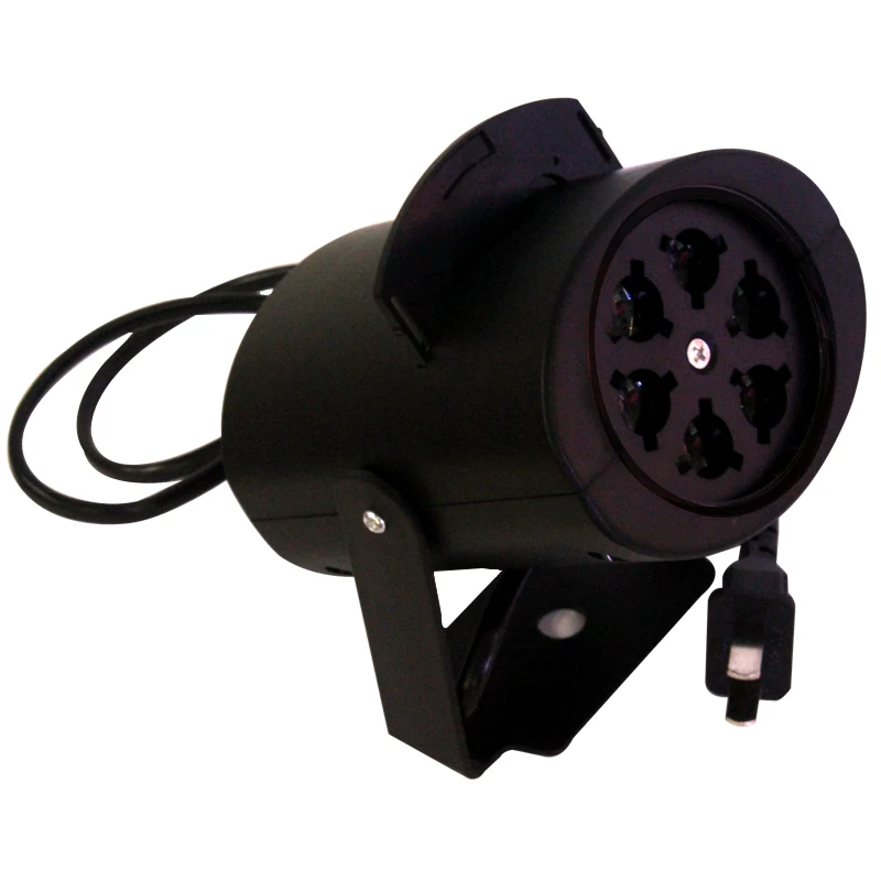 Мини-проектор 4 Вт RGB-подсветка освещение поворотной сцены светодиодов для