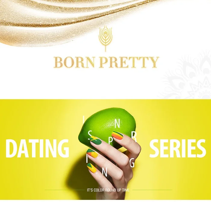 Серия BORN PRETTY, весенний Гель-лак для ногтей, чистый цвет для ногтей, зеленый маникюр, замачиваемый, УФ-Гель-лак, верхнее покрытие, лак