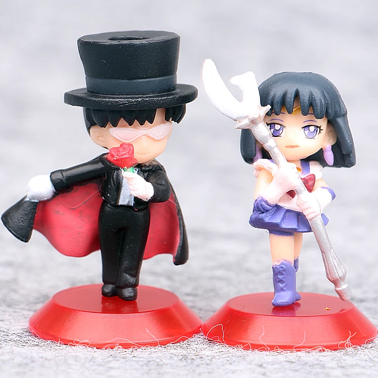 Новое поступление 5 шт./партия Сейлор Мун Цукино Usagi Mars Sailor Mizuno Ami Chiba Mamoru Мини