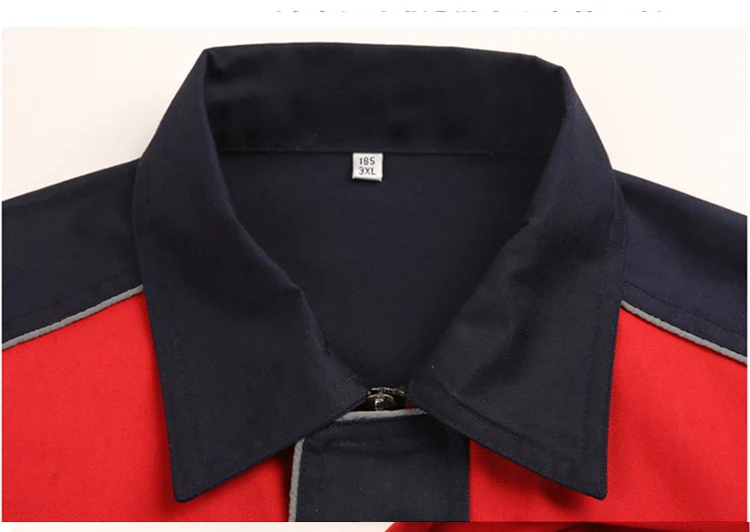 Wor kclothes Мужская и Женская рабочая одежда на молнии модная строчка хит Цветовая обработка и обслуживание износостойкий костюм комбинезоны