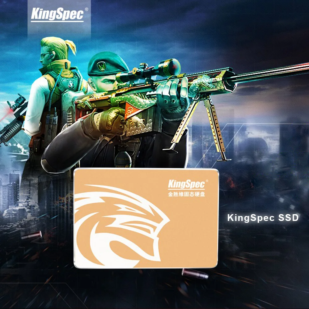 Твердотельный накопитель KingSpec SATA III 3 0 2 5 дюйма 128 ГБ 256 3D MLC м для компьютера