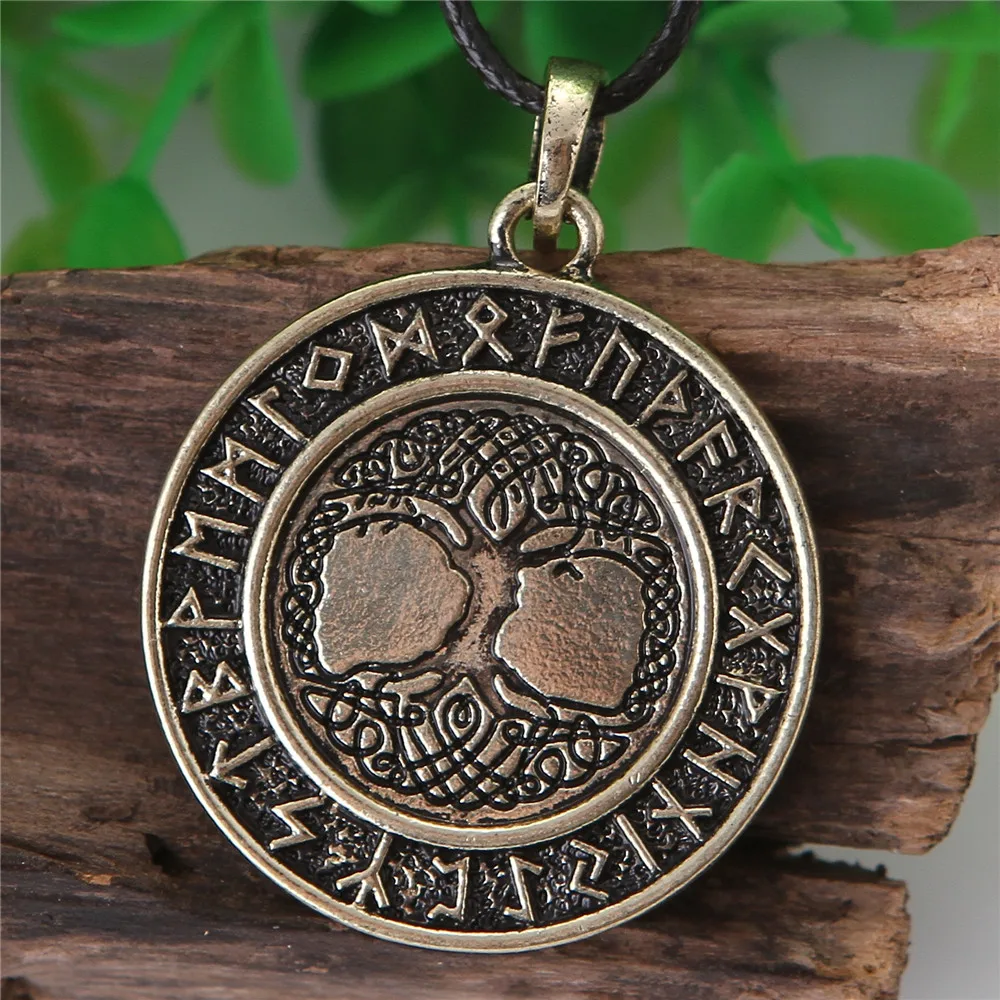Древо жизни в Руне круглый кулон этнические Прямая поставка|Подвески| |