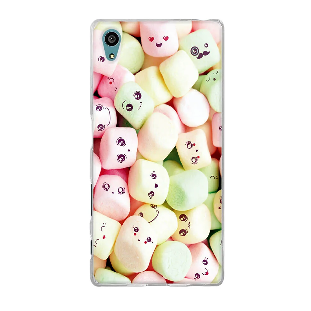 Чехол для Sony Xperia Z5 E6683 E6653 5 2 дюйма задняя крышка телефона Z мягкие чехлы из ТПУ z5