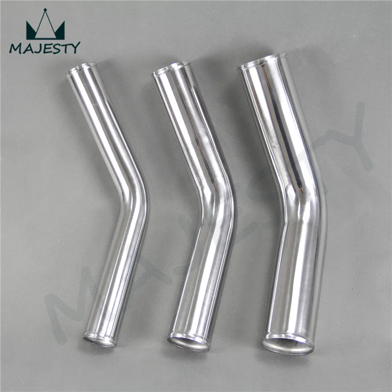 60mm 2 3/8&quot inch 45 Degree Aluminum Turbo Intercooler Pipe Piping Tubing Length 300mm | Engine