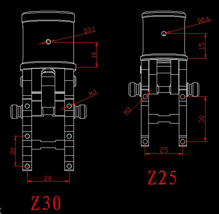 1 шт. алюминиевый складной кронштейн с ЧПУ Z16/Z22/Z25/Z30 трубный шарнир складная