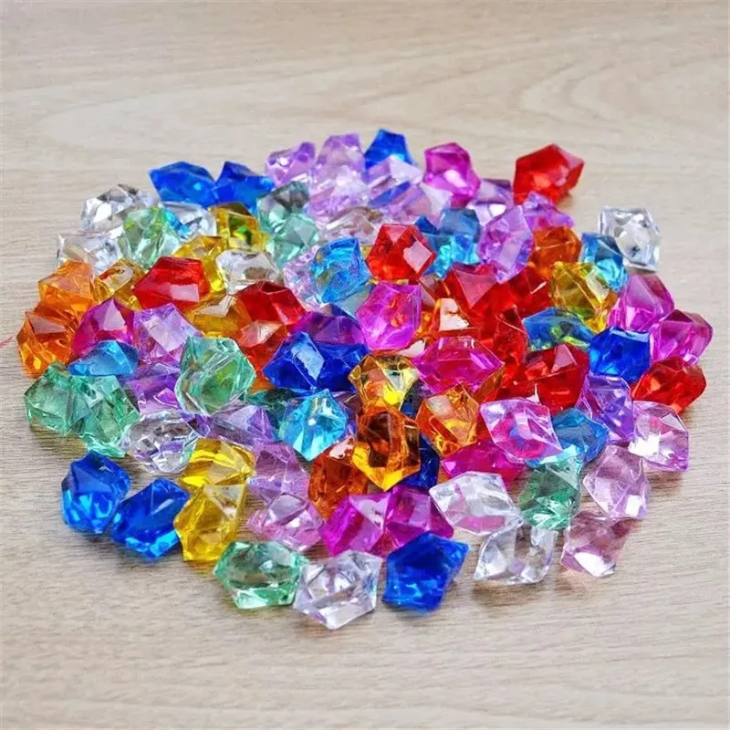 800 шт. пират Jewels сокровище акрил хрустальные камни Нерегулярные Гравий Детская