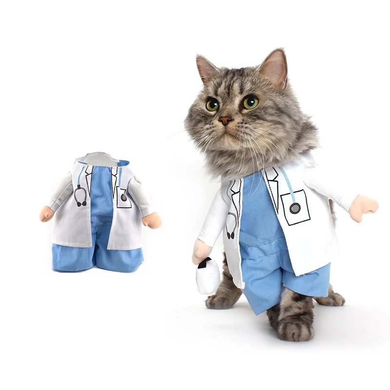 Grappige Kat kostuum искусств Pak huisdier honden kleding форма voor щенок yorkieshire Чихуахуа Бизнес наряд 35