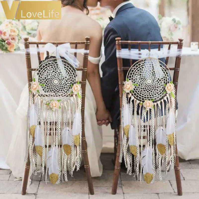 Boho Dream Catchers Свадебный комплект для украшения ручной работы DIY ремесло вечерние