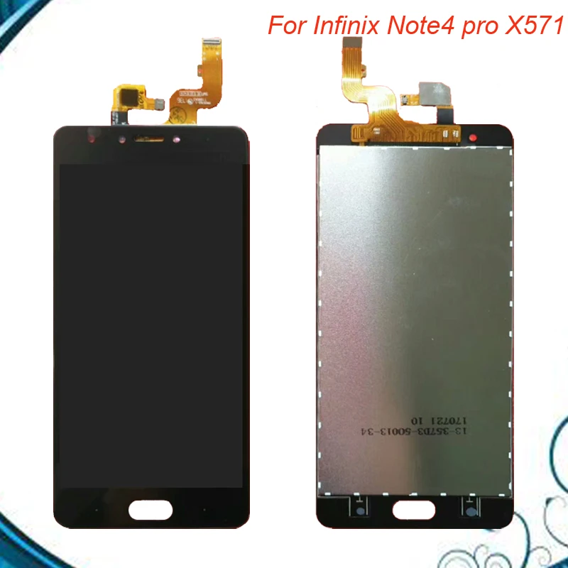 Для Infinix Note 4 Pro X571 и infinix Zero X506 Сенсорная панель + экран ЖК дисплея в сборе запасные