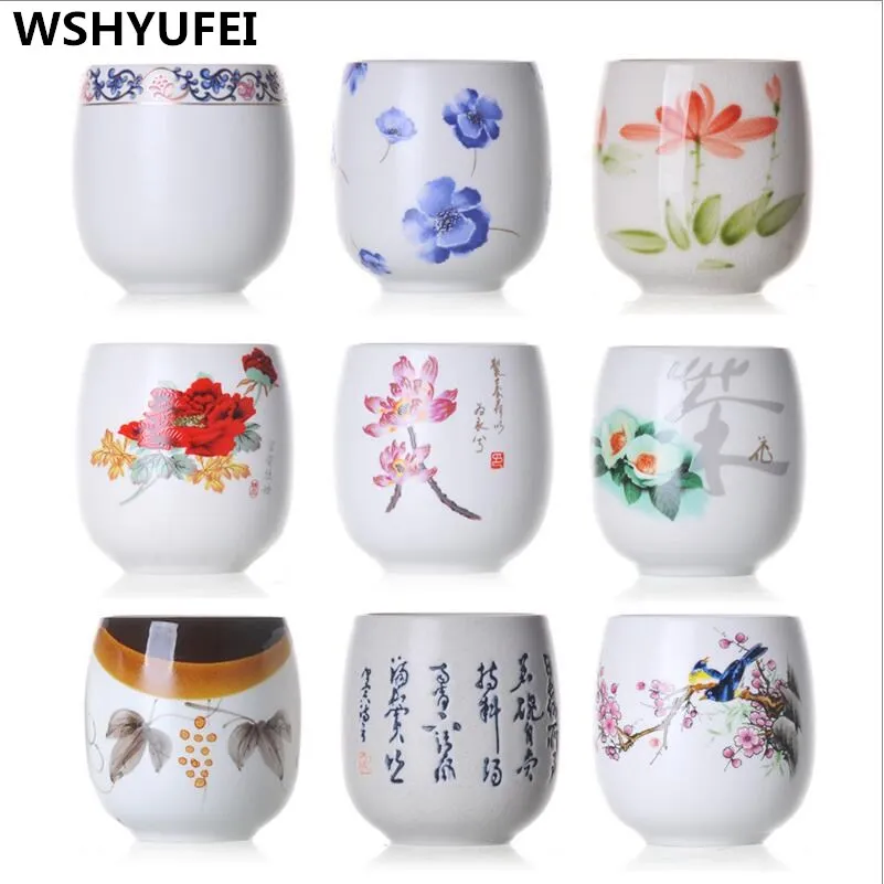 Набор чайных чашек Цзиндэчжэнь в японском стиле кунг фу дорожные китайские