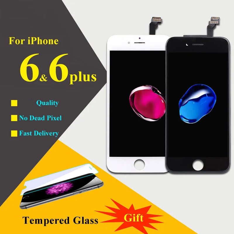 Оригинальный высококачественный сенсорный ЖК-экран для iPhone 6 6p 6s 6sp Plus LCD с 3D