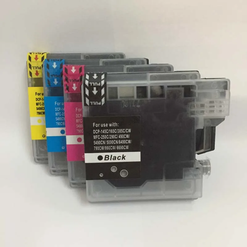 Vilaxh для Brother LC38 lc67 чернильный картридж совместимый DCP J140W J145C 165C 185C 195C|Чернильные