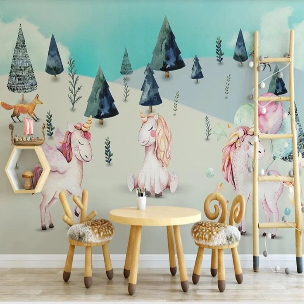 

3D Carton Kids Bedroom Wallpaper Mural Home Wall Decor Art Wall Decals Wall Mural Paper Rolls Contact Paper Roll 3d Wall Murals