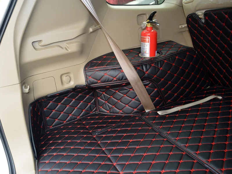 High quality! Special car trunk mats for Toyota Kluger 7 seats 2014-2009 waterproof boot carpets cargo liner Free shipping |